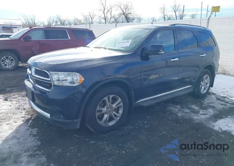 2013 Dodge Durango Crew from USA, damaged, VIN 1C4RDJDG4DC601733